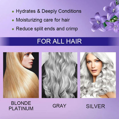 Keraglow™ Purple Toning Shampoo for Brass-Free Blonde