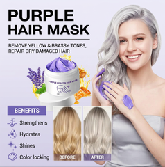Keraglow™ Purple Toning Mask for Brass-Free Blonde