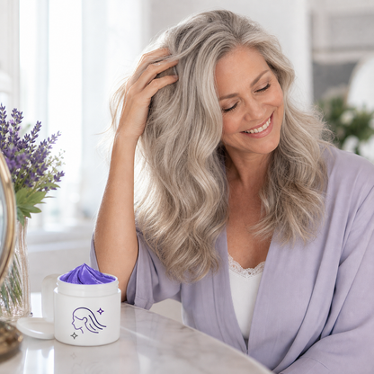 Keraglow™ Purple Toning Mask for Brass-Free Blonde