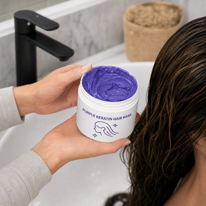 Keraglow™ Purple Toning Mask for Brass-Free Blonde