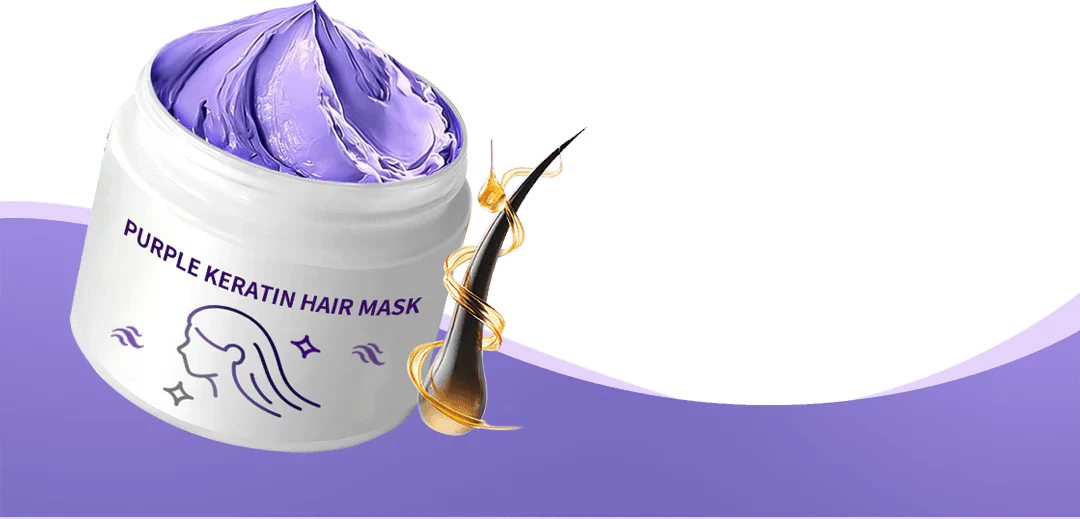 Keraglow™ Purple Toning Shampoo for Brass-Free Blonde