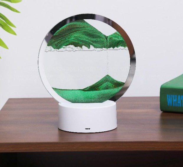 AtmoScape™ Colorful LED Hourglass Art Frame Lamp