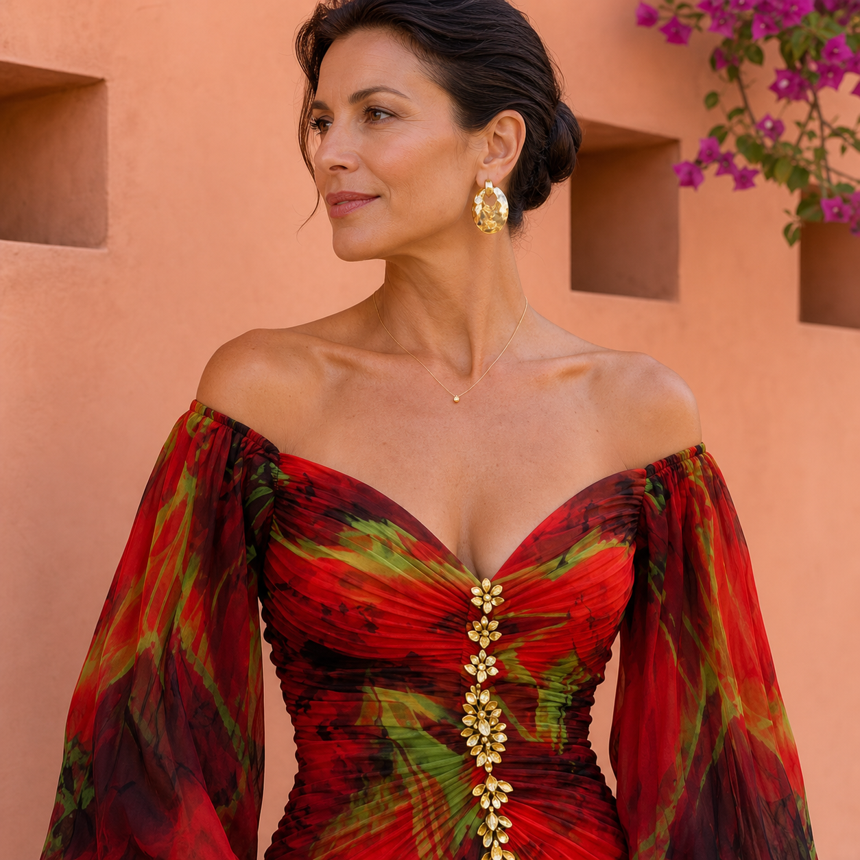 Lara Ambrosino™ Breathable Maxi Dress for Effortless Elegance