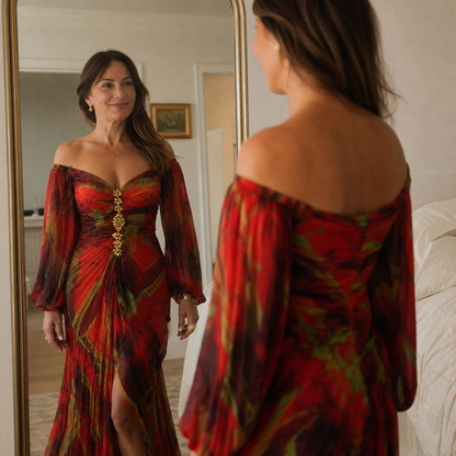 Lara Ambrosino™ Breathable Maxi Dress for Effortless Elegance