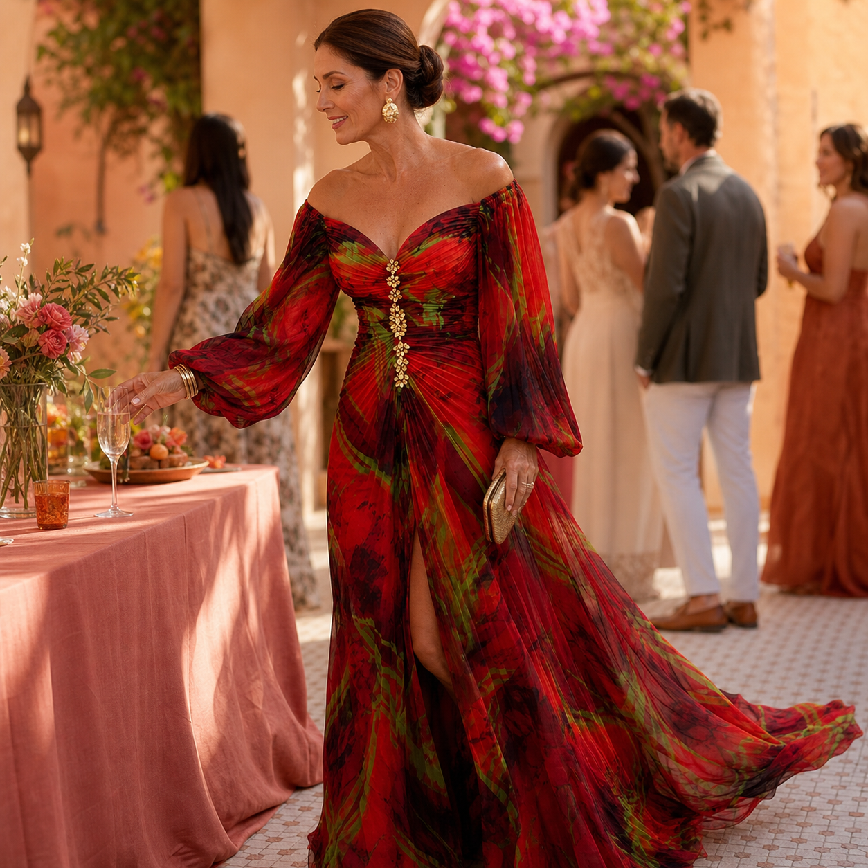 Lara Ambrosino™ Breathable Maxi Dress for Effortless Elegance