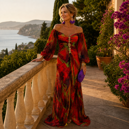 Lara Ambrosino™ Breathable Maxi Dress for Effortless Elegance