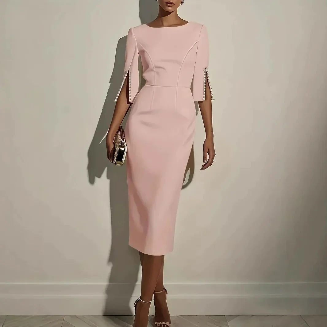 Lara Angelini™ Elegant Pencil Dress for Effortless Polish