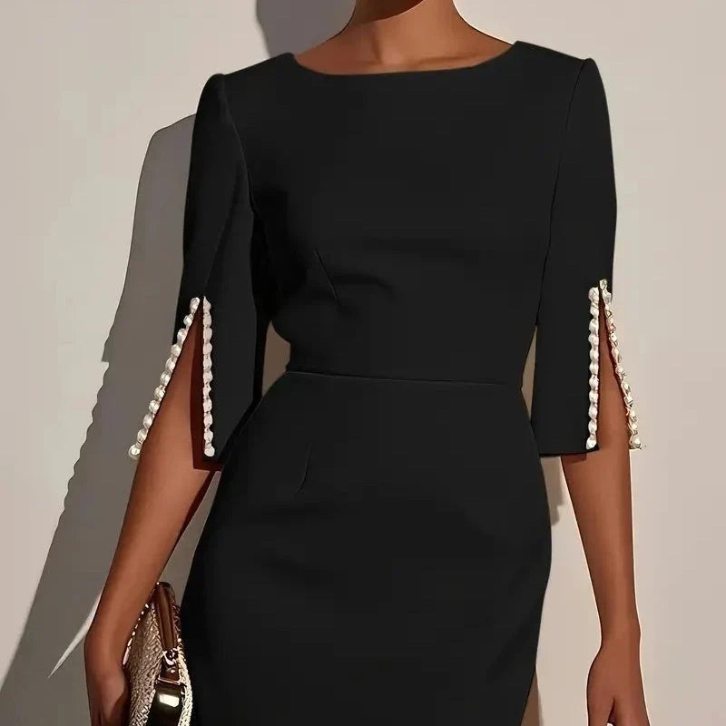 Lara Angelini™ Elegant Pencil Dress for Effortless Polish