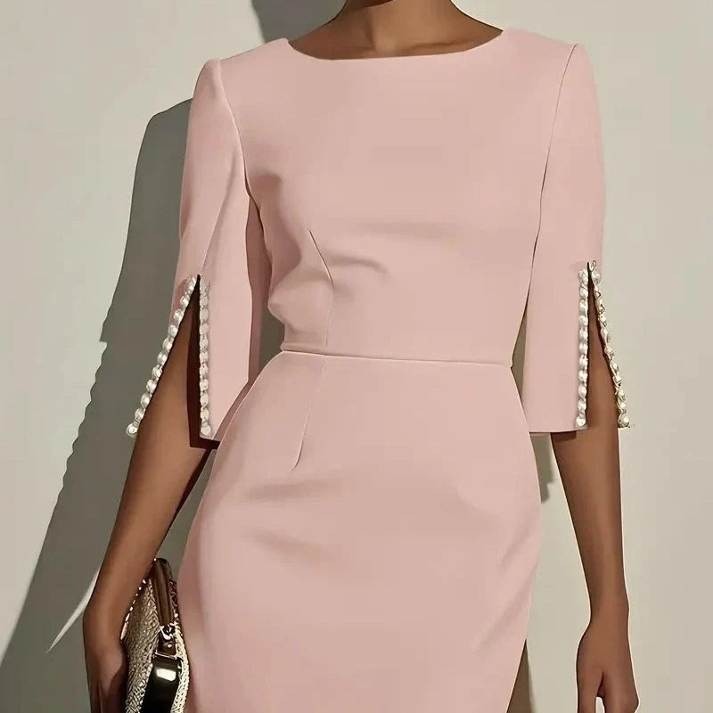 Lara Angelini™ Elegant Pencil Dress for Effortless Polish