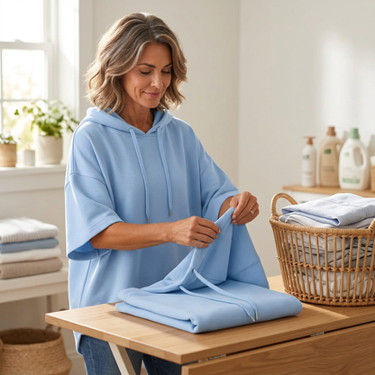 Lara Antinori™ Relaxed Wide Sleeve Sweatshirt for Effortless Style