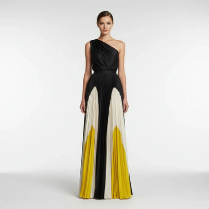 Lara Rufo™ Elegant One-Shoulder Dress for Evening Events