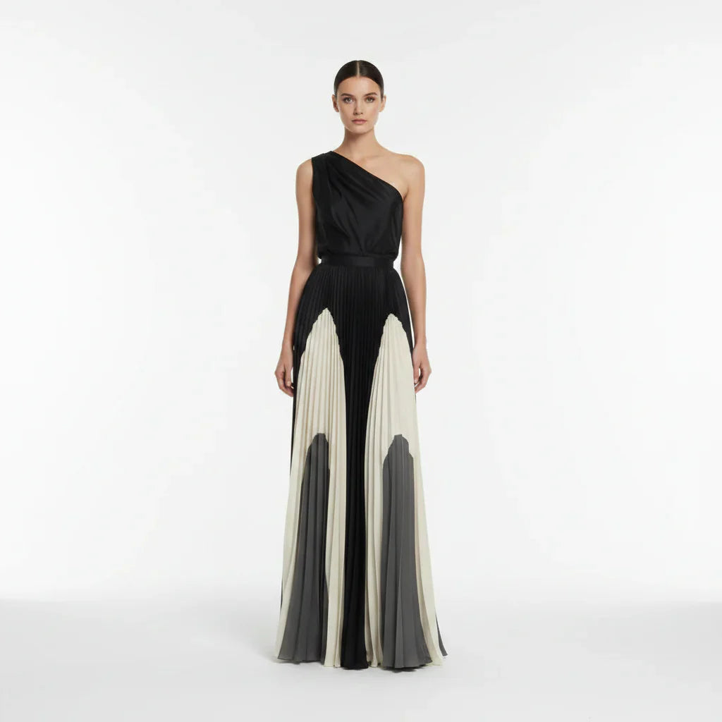 Lara Rufo™ Elegant One-Shoulder Dress for Evening Events