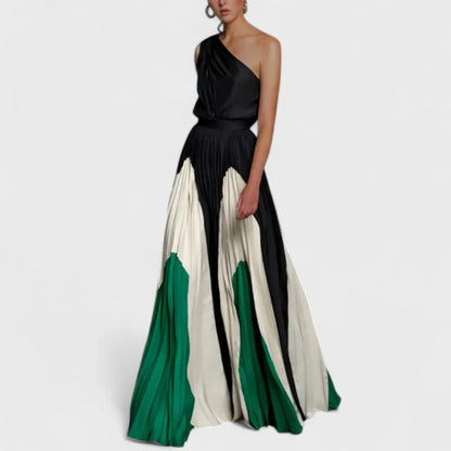 Lara Rufo™ Elegant One-Shoulder Dress for Evening Events