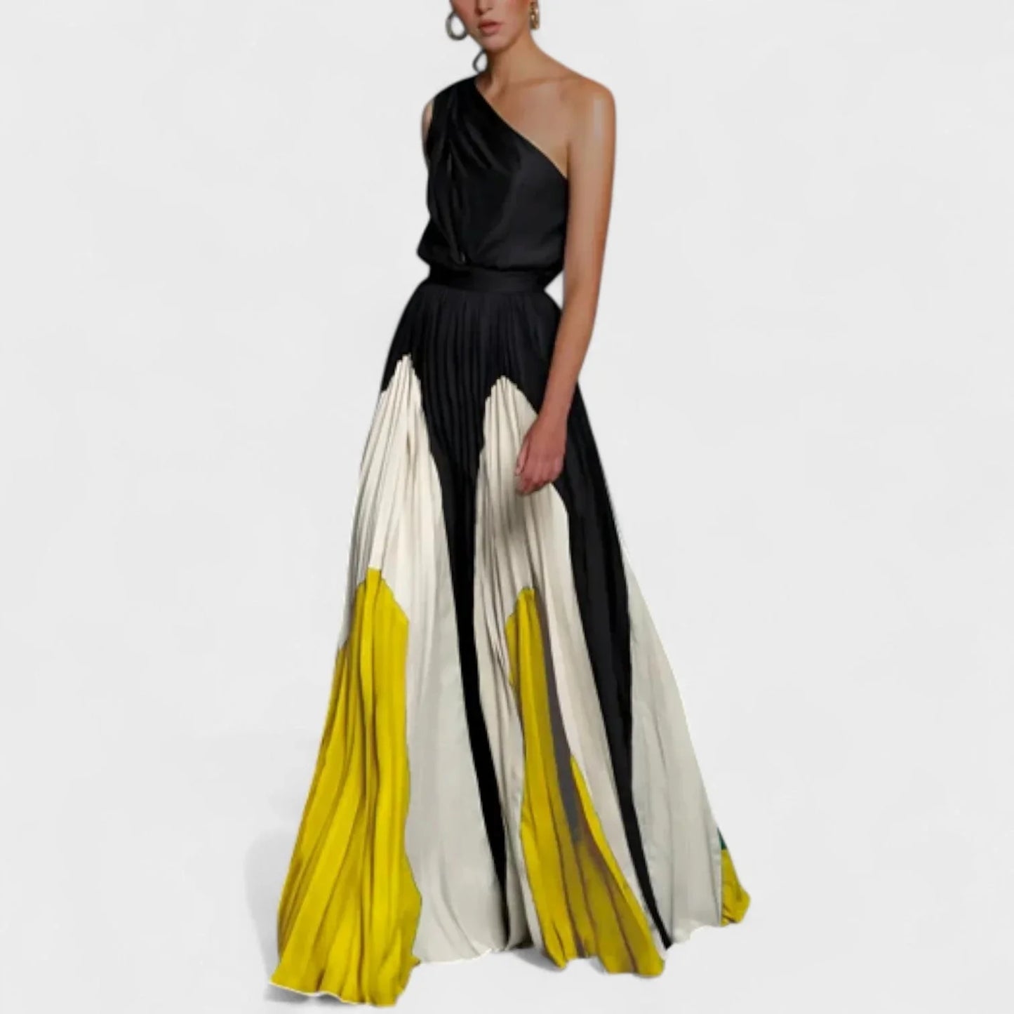 Lara Rufo™ Elegant One-Shoulder Dress for Evening Events
