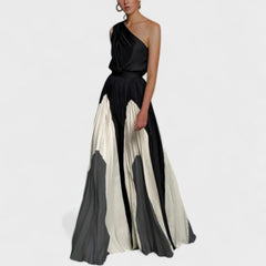Lara Rufo™ Elegant One-Shoulder Dress for Evening Events