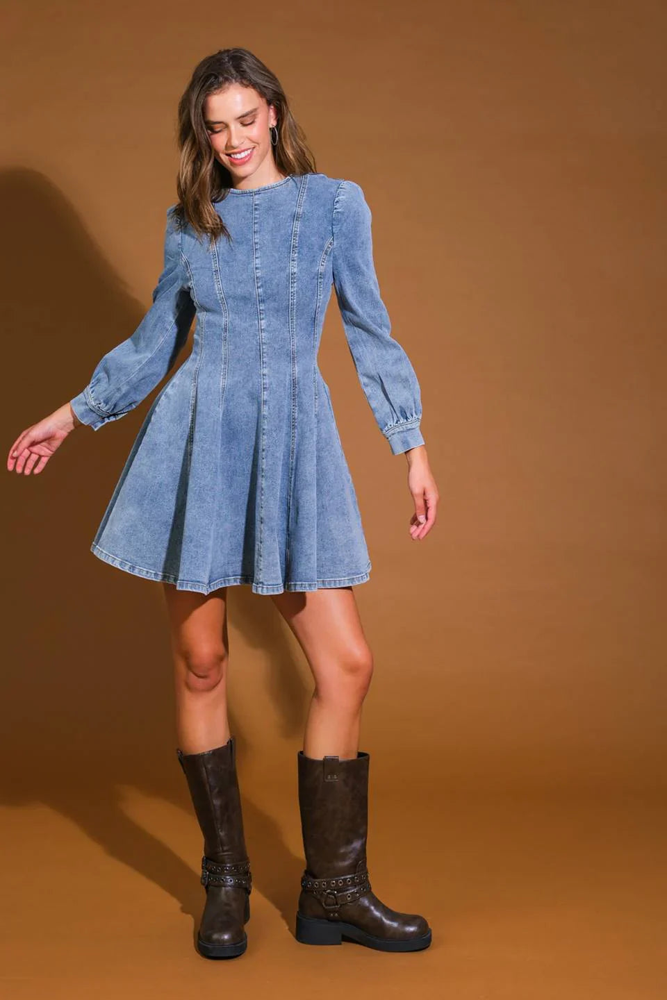 Lara Valdarno™ Versatile Mini Dress for Everyday Outings