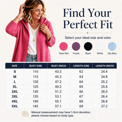 Larissa Bentivoglio™ Hooded Cardigan for Cozy Layering