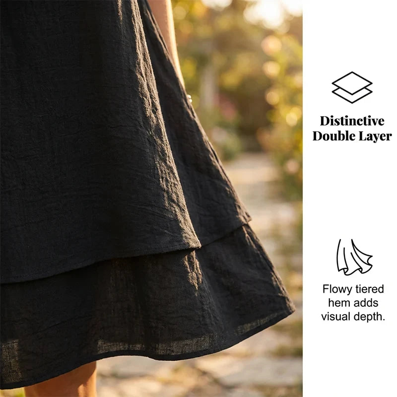 Larissa Berardi™ Relaxed Short-Sleeve Dress for All-Day Comfort