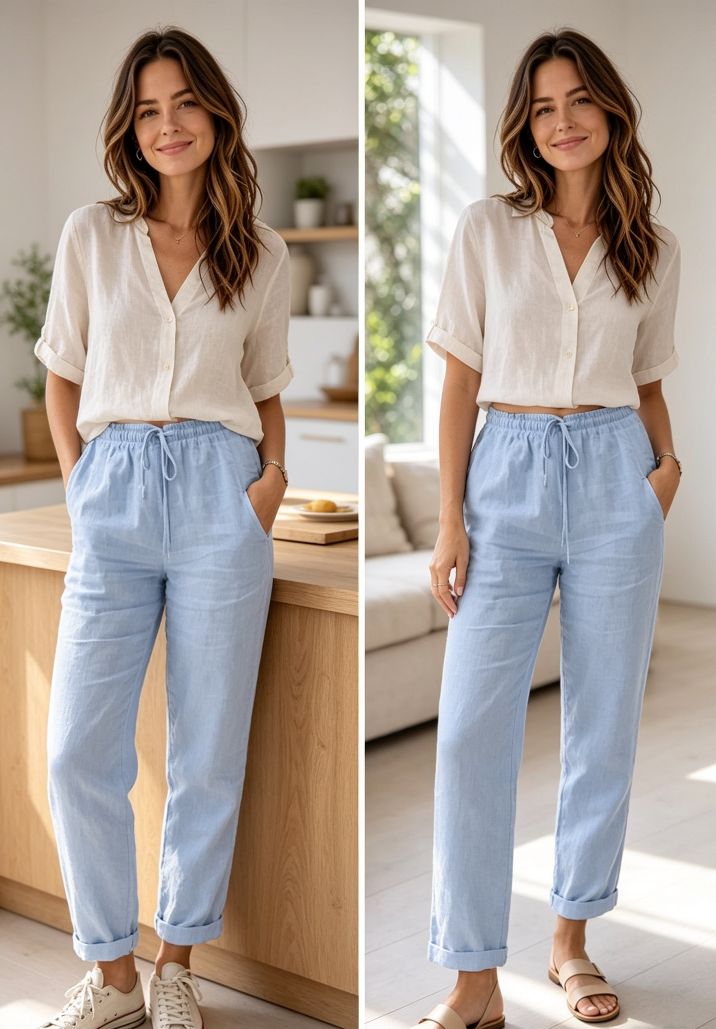 Larissa Castiglione™ Breathable Wide Leg Pants
