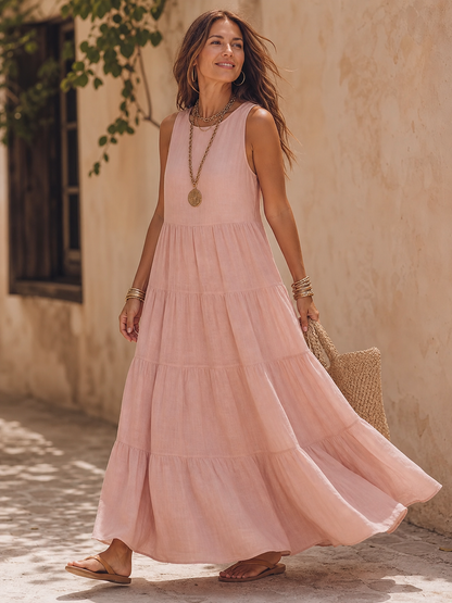 Larissa Pomilio™ Breathable Dress for Effortless Summer Days