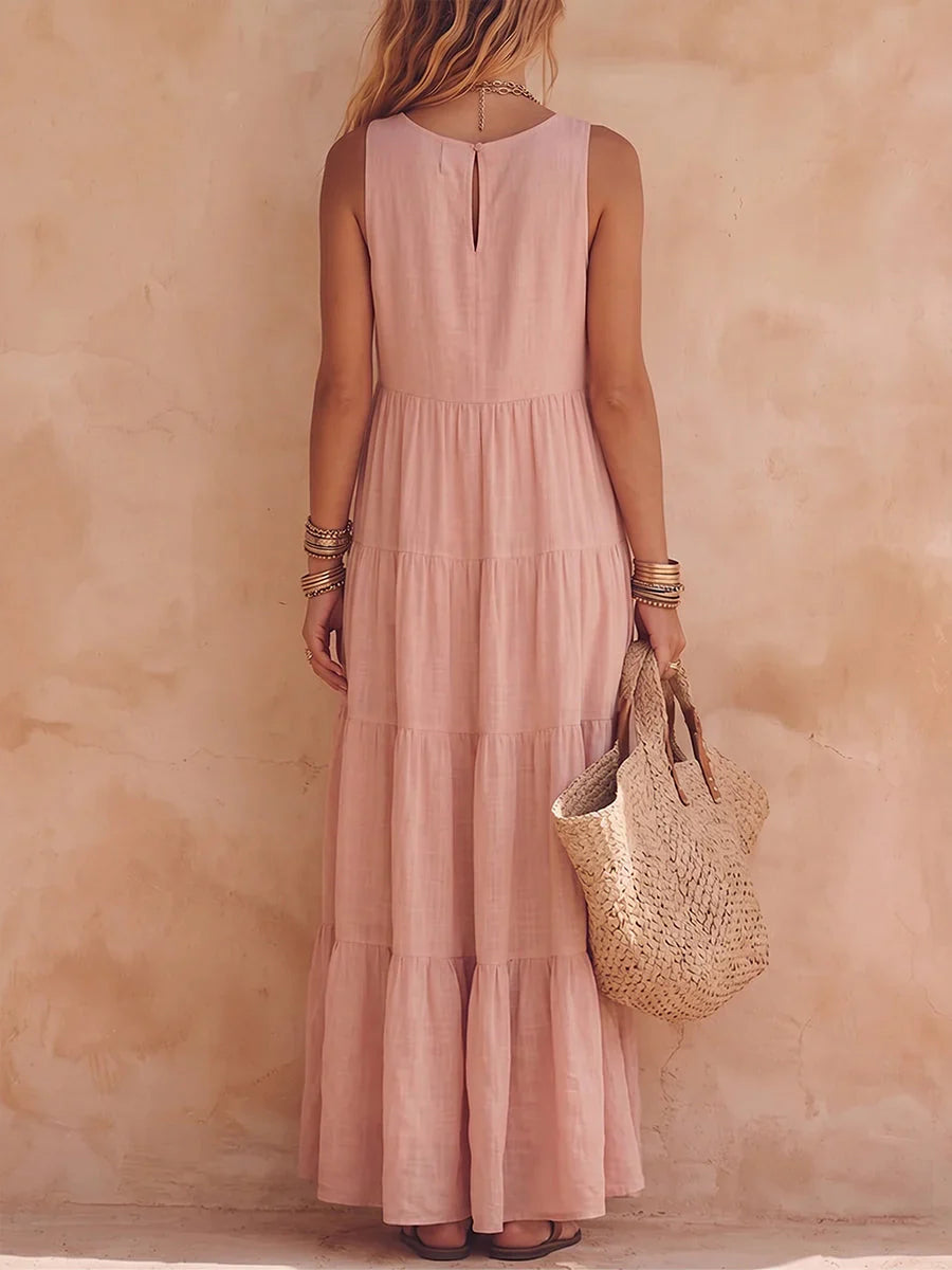 Larissa Pomilio™ Breathable Dress for Effortless Summer Days