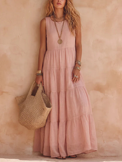 Larissa Pomilio™ Breathable Dress for Effortless Summer Days