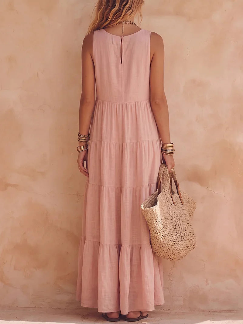 Larissa Pomilio™ Breathable Dress for Effortless Summer Days
