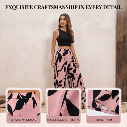 Laura Abbondanza™ Printed Wide-Leg Pants for Everyday Style