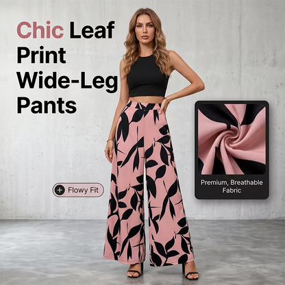 Laura Abbondanza™ Printed Wide-Leg Pants for Everyday Style