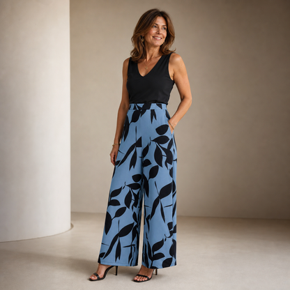 Laura Abbondanza™ Printed Wide-Leg Pants for Everyday Style