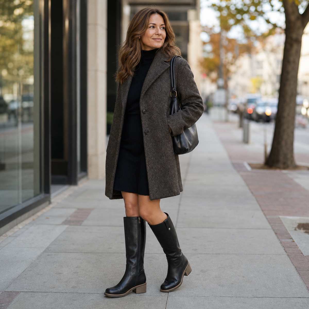 Lauretta Ascoli™ Square-Heel Knee Boots for Polished Looks