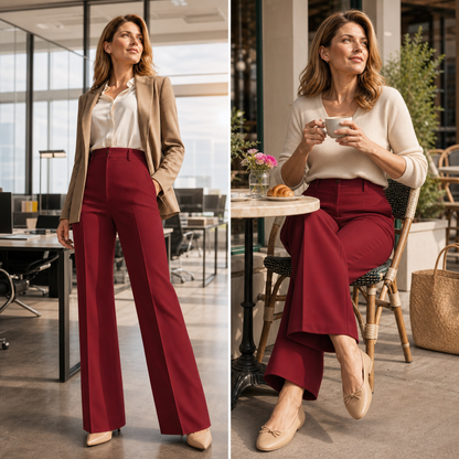 Lorenza Fantuzzi™ Flattering Tailored Pants for Effortless Style