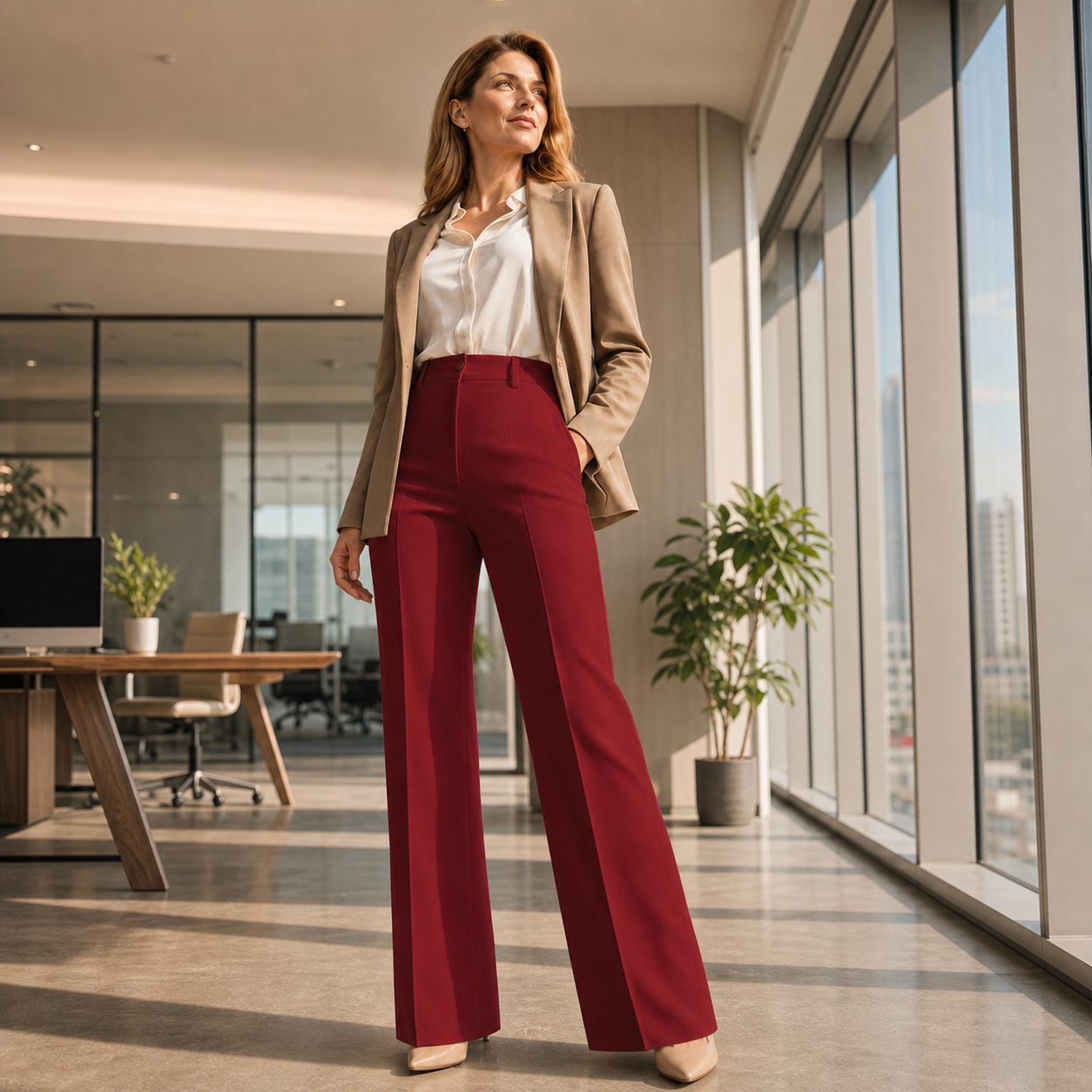 Lorenza Fantuzzi™ Flattering Tailored Pants for Effortless Style