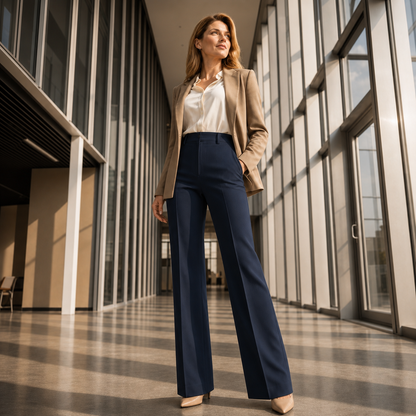Lorenza Fantuzzi™ Flattering Tailored Pants for Effortless Style