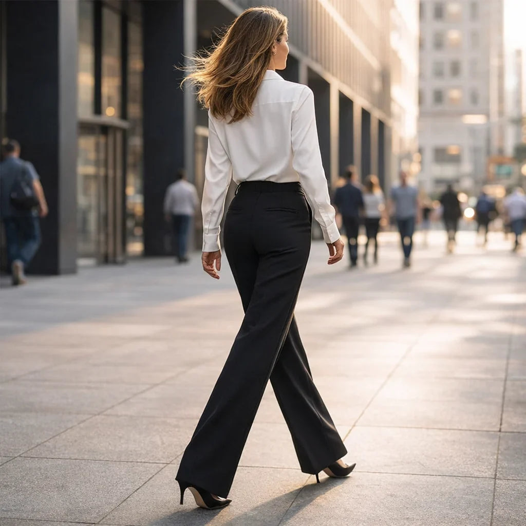 Lorenza Fantuzzi™ Flattering Tailored Pants for Effortless Style