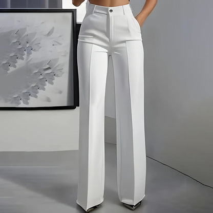 Lorenza Women's High Waisted Slim Formal Pants - styled product content image 12