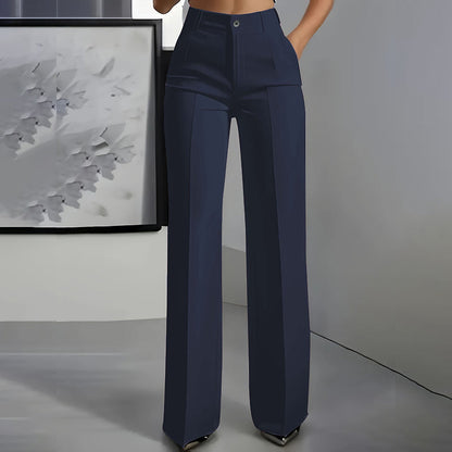 Lorenza Women's High Waisted Slim Formal Pants - styled product content image 13