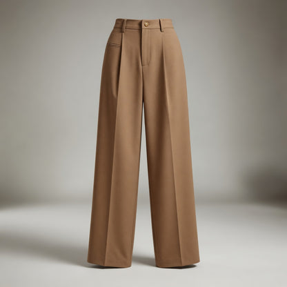 Luana Cilento™ Polished Wide-Leg Trousers for All-Day Comfort