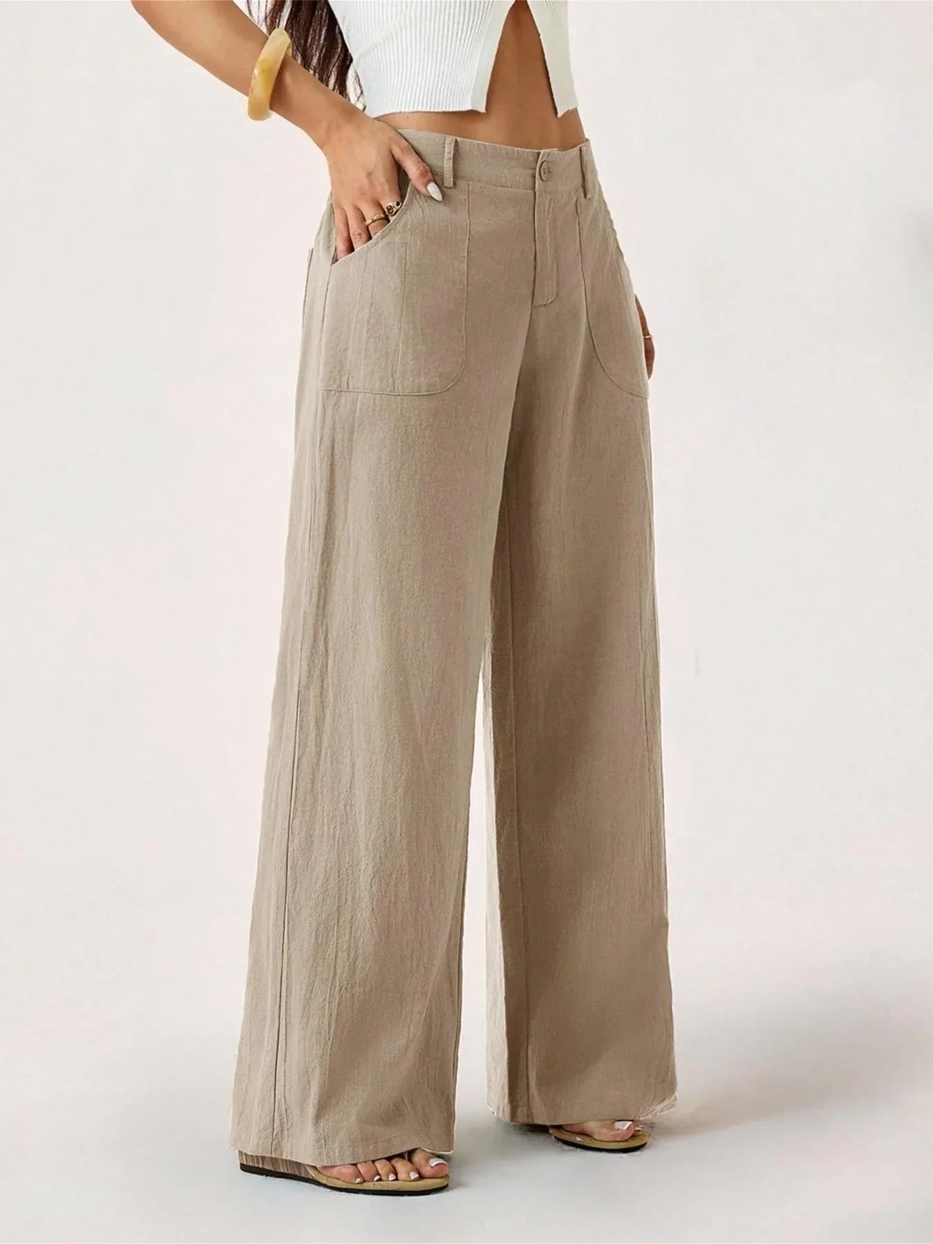 Lucilla Cimino™ Lightweight Wide-Leg Pants for Effortless Summer Style