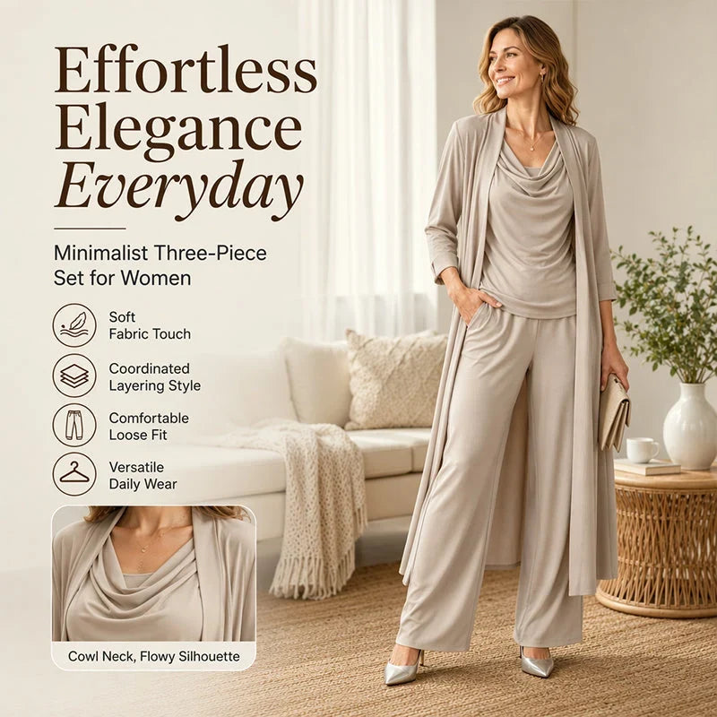 Lucrezia Giacomelli™ Elegant 3-Piece Set for Everyday Comfort