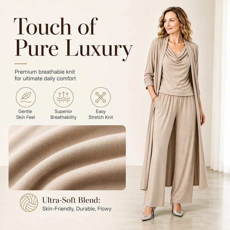 Lucrezia Women's Everyday Elegant 3-Piece Set - main front product view