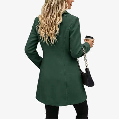 Luigia Ferrante™ Versatile Notch-Collar Coat for Everyday Wear