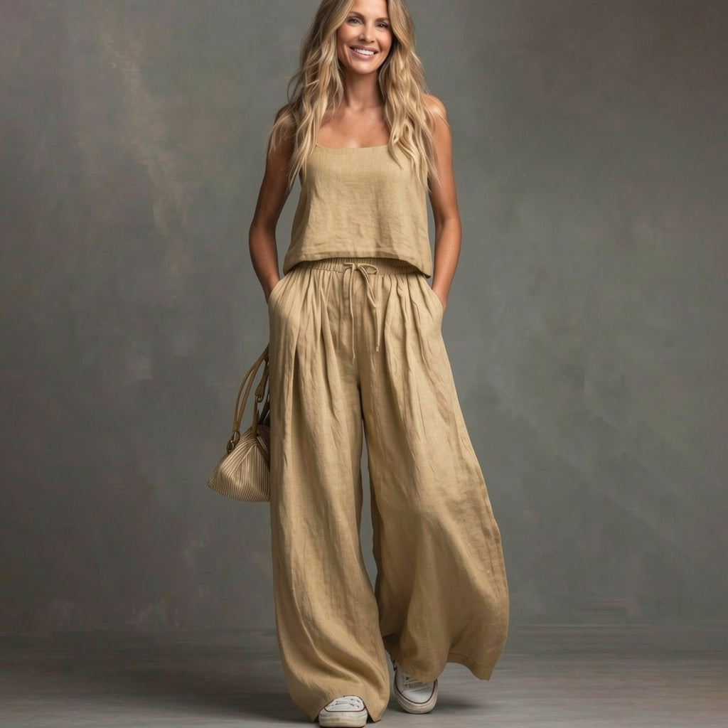 Luigina Lanzoni™ Breathable Cotton Linen Casual Suit