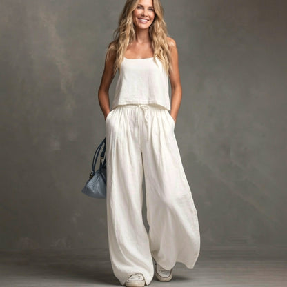 Luigina Lanzoni™ Breathable Cotton Linen Casual Suit