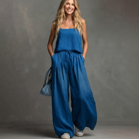 Luigina Lanzoni™ Breathable Cotton Linen Casual Suit