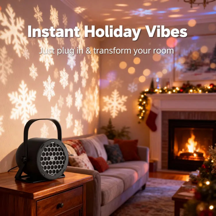 Lumelle™ Mini Projector Lamp for Effortless Holiday Glow