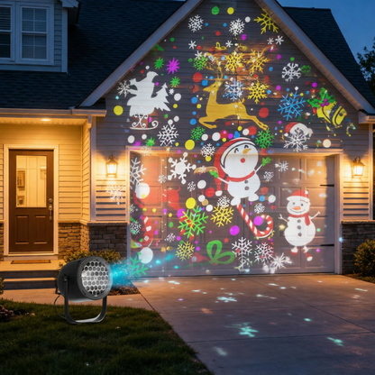 Lumelle™ Mini Projector Lamp for Effortless Holiday Glow