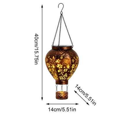Lumiella™ Solar Hanging Balloon Lantern for Magical Evenings