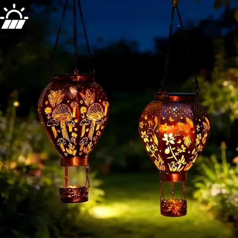 Lumiella™ Solar Hanging Balloon Lantern for Magical Evenings