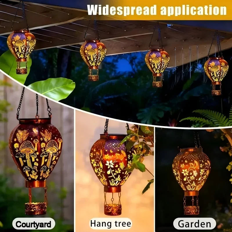 Lumiella™ Solar Hanging Balloon Lantern for Magical Evenings